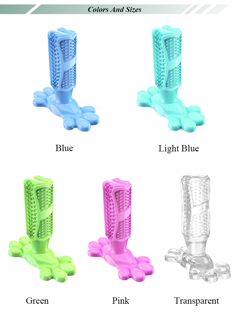 ROADREIGN - Amazon Hot Selling Rubber Dog Tooth Brush Cleaner For Dog Tooth Cleaning All Products 13