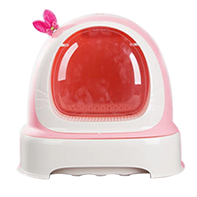 ROADREIGN - China Manufacturer Cute Design Plastic Indoor Cat Litter Toilet All Products 1