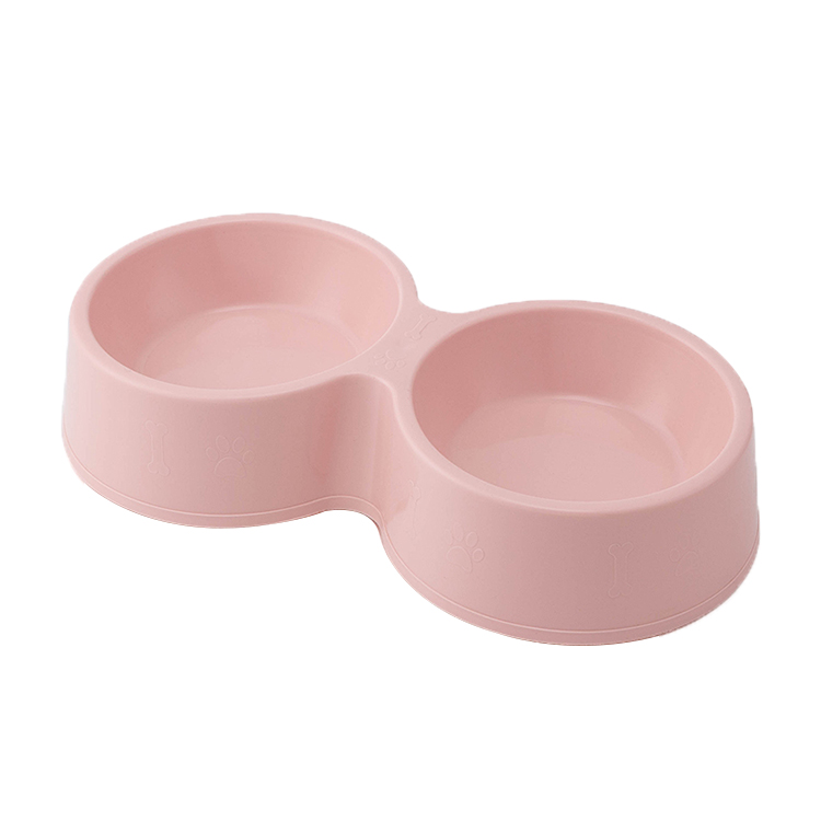 ROADREIGN - Eco-Friendly Plastic Slip Design Double Pet Dog Water And Food Bowl Pet Bowls 3