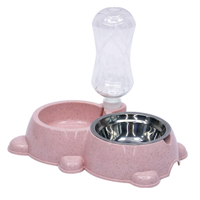 ROADREIGN - Amazon Hot Selling Plastic Double Pet Bowl Pet Bowls 4