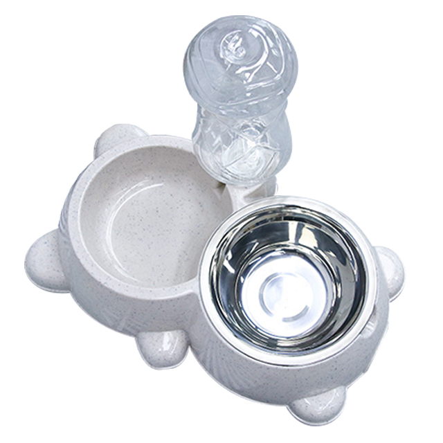 ROADREIGN - Amazon Hot Selling Plastic Double Pet Bowl Pet Bowls 1