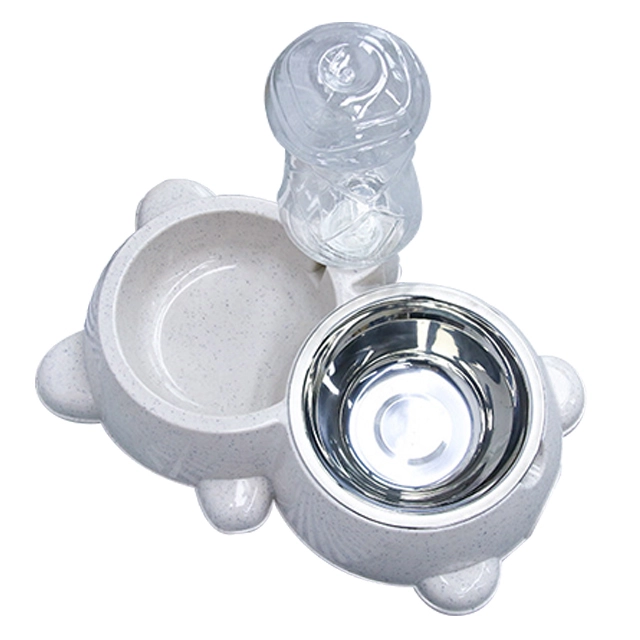 ROADREIGN - Amazon Hot Selling Plastic Double Pet Bowl Pet Bowls 1