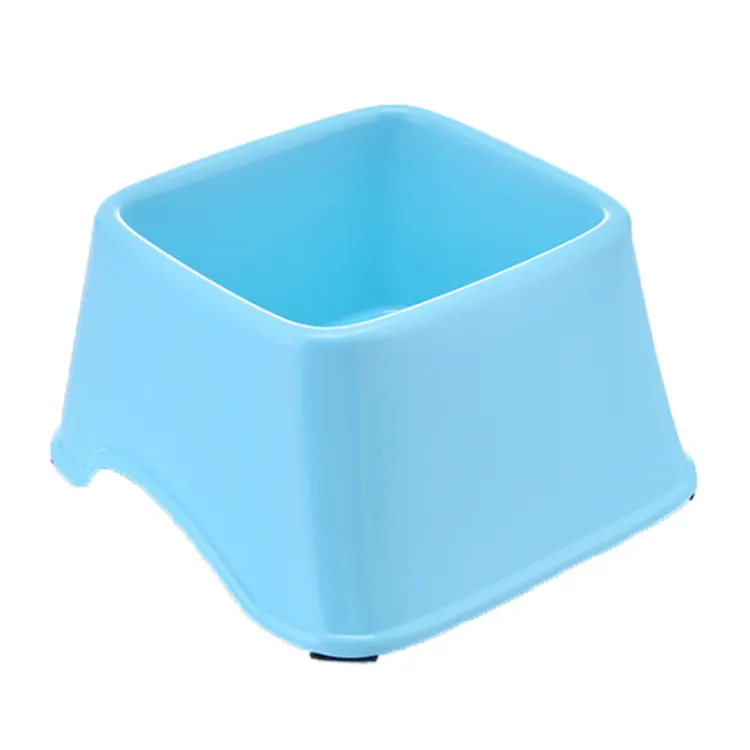 Plastic Paw Print Dog Bowls - Non-Skid Design 4