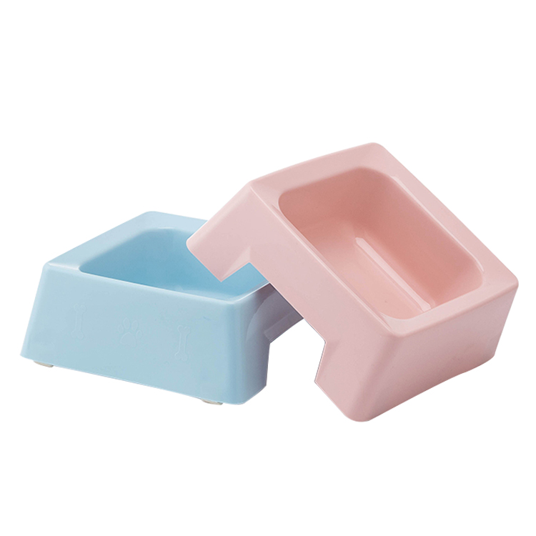 ROADREIGN - Wholesale New Colors Pet Dog Plastic Food Bowl Pet Bowls 1