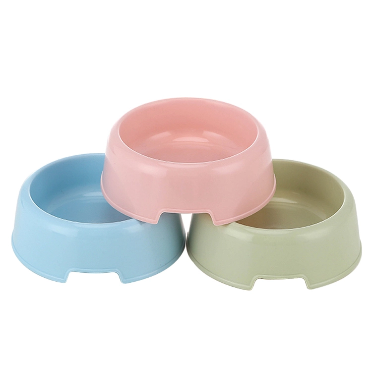 ROADREIGN - Custom New Colors Round Shape Pet Feeding Plastic Dog Bowl Pet Bowls 1