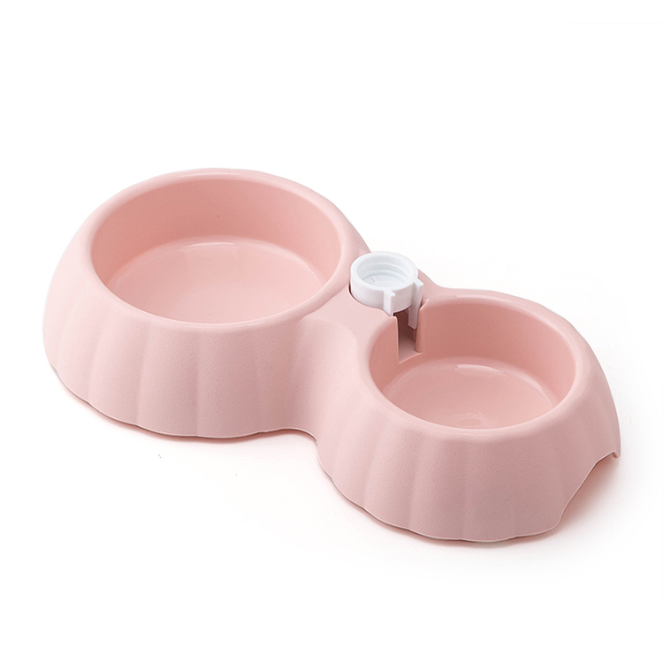 ROADREIGN - Wholesale Plastic Non-Slip Double Dog Feeding Bowl Pet Bowls 3