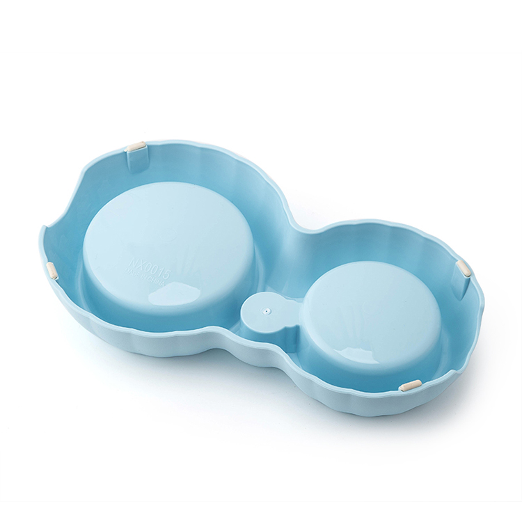 ROADREIGN - Wholesale Plastic Non-Slip Double Dog Feeding Bowl Pet Bowls 13