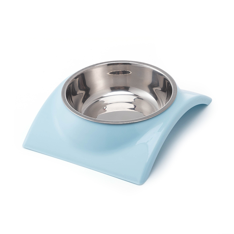 ROADREIGN - Wholesale Plastic Bottom High Quality Stainless Steel Dog Bowl Pet Bowls 7
