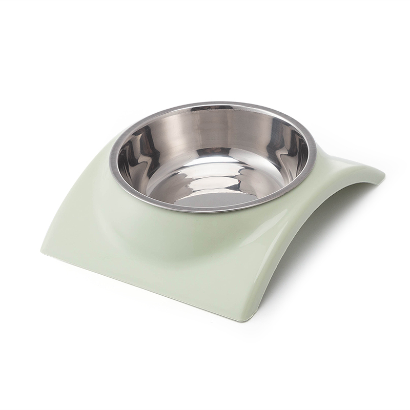 ROADREIGN - Wholesale Plastic Bottom High Quality Stainless Steel Dog Bowl Pet Bowls 4