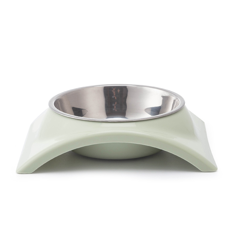 ROADREIGN - Wholesale Plastic Bottom High Quality Stainless Steel Dog Bowl Pet Bowls 5