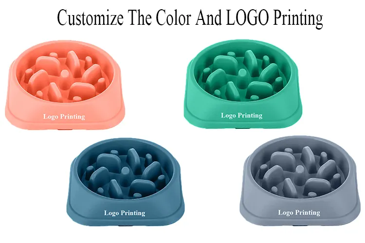 Plastic Slow Feeder Dog Bowl - Customizable, Certified Quality 4