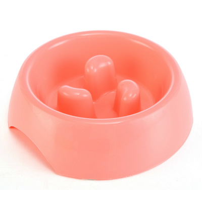 ROADREIGN - Cheap Pet Slow Feeder Plastic Dog Food Bowl Pet Bowls 4