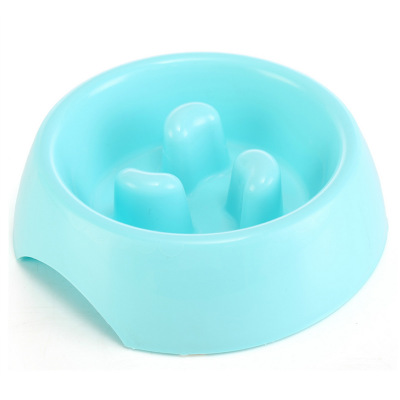 ROADREIGN - Cheap Pet Slow Feeder Plastic Dog Food Bowl Pet Bowls 5