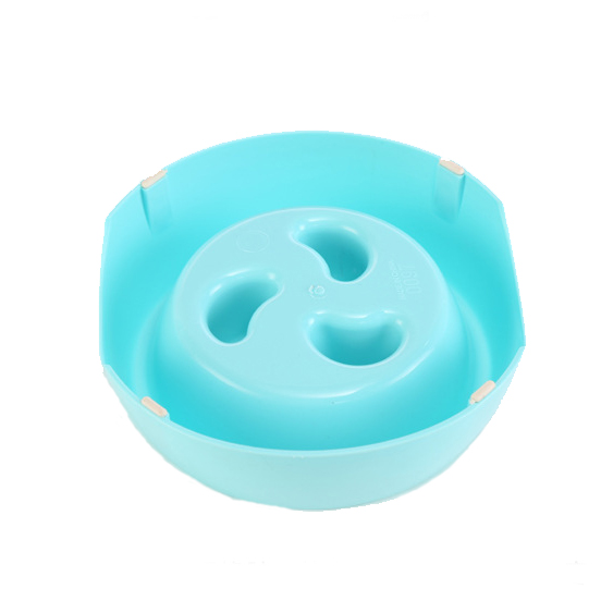 ROADREIGN - Cheap Pet Slow Feeder Plastic Dog Food Bowl Pet Bowls 6