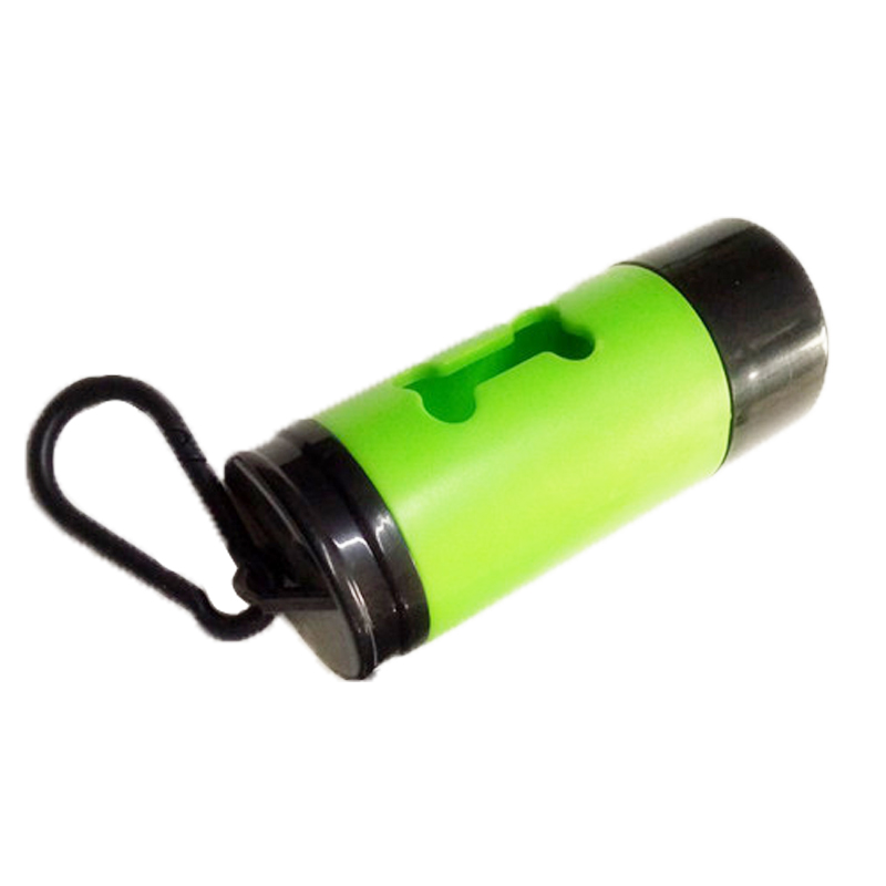 ROADREIGN - Dispensador de excrementos de perro de plástico con LED impreso personalizado para limpieza de mascotas 3