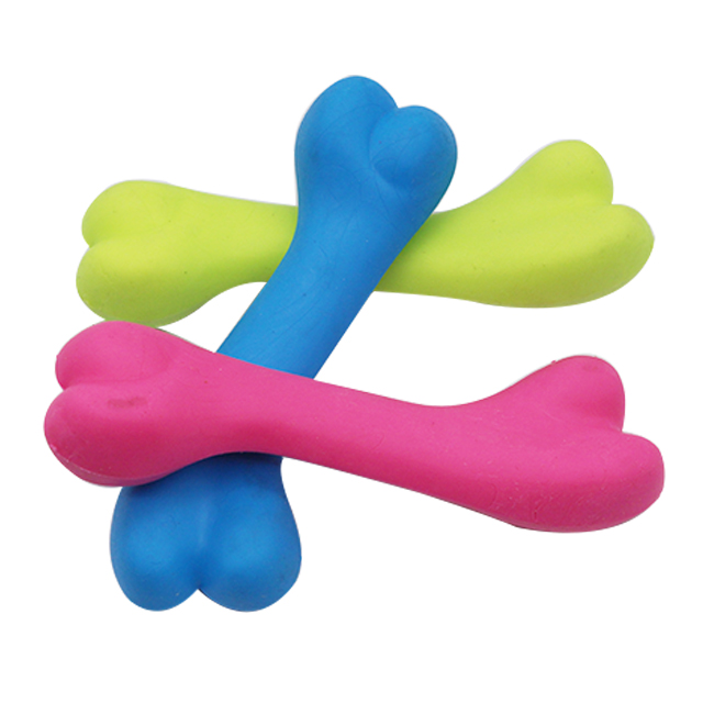 ROADREIGN - Vente en gros de jouets à mâcher pour chiens en caoutchouc souple en forme d'os 5