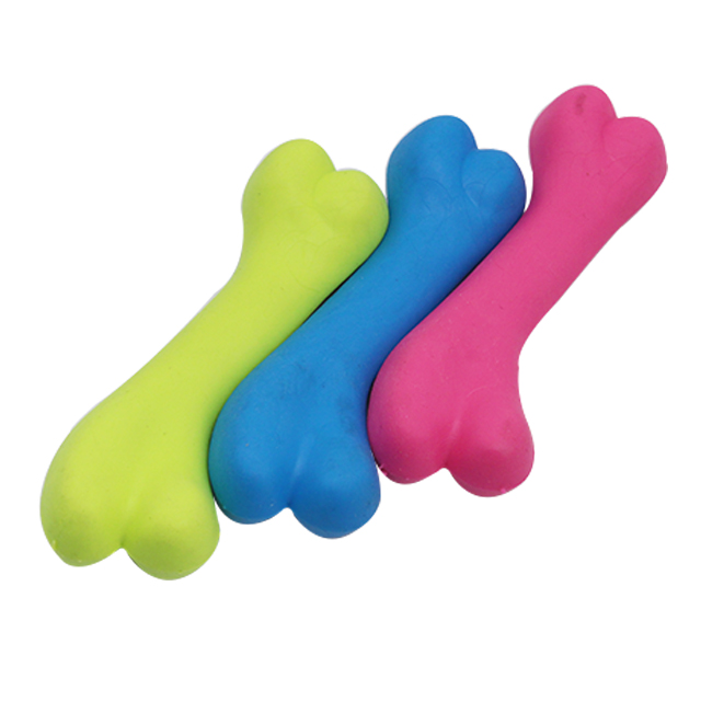 ROADREIGN - Vente en gros de jouets à mâcher pour chiens en caoutchouc souple en forme d'os 4