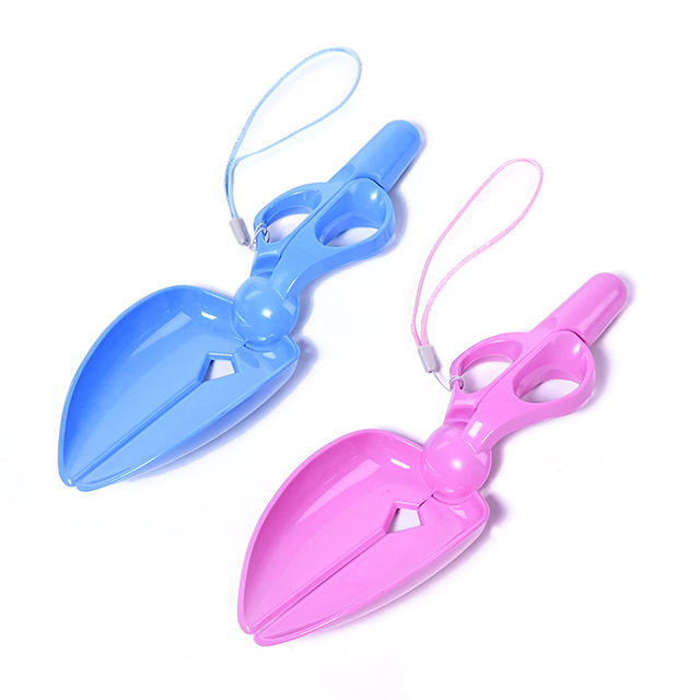 ROADREIGN - Plastic Pet Pooper Scooper, Scissor shaped Pooper Picker Pet Cleaning 1