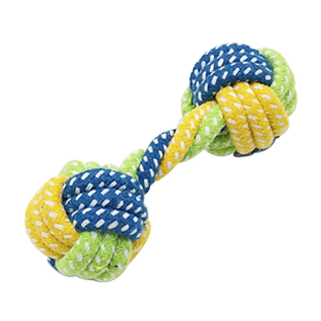 ROADREIGN - Wholesale Dumbbell Ball Cotton Dog Chew Toy Pet Toys 1