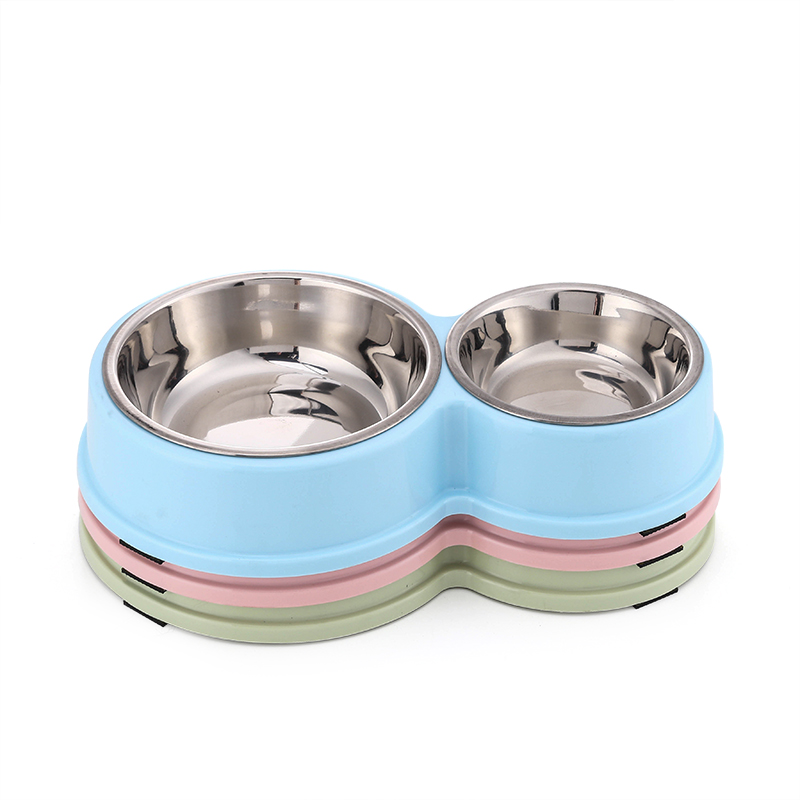 ROADREIGN - Wholesale Pet Feeder Products Double Stainless Steel Dog Bowl Pet Bowls 5