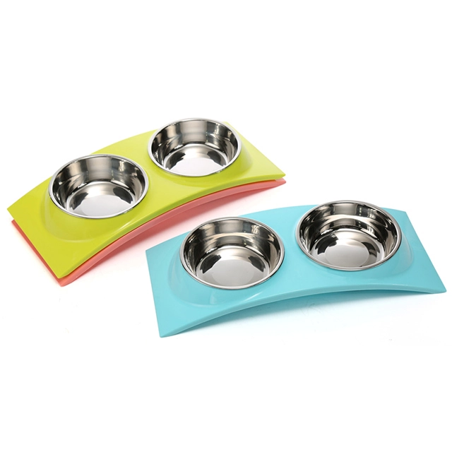 ROADREIGN - Amazon Hot Selling Automatic Pet Feeder Bowl, Plastic Pet Feeding Bowl Pet Bowls 1