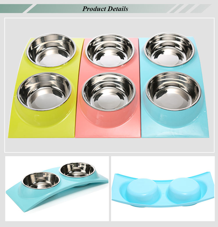 ROADREIGN - Amazon Hot Selling Automatic Pet Feeder Bowl, Plastic Pet Feeding Bowl Pet Bowls 9