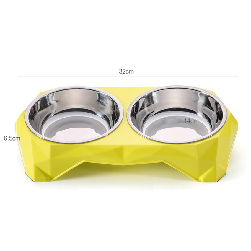 ROADREIGN - Wholesale Raised Stainless Steel Dog Bowl Stand Pet Bowls 6