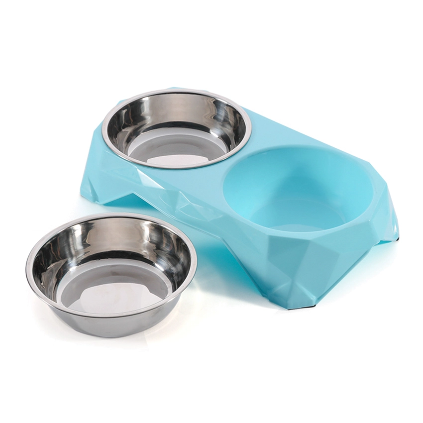 ROADREIGN - Wholesale Raised Stainless Steel Dog Bowl Stand Pet Bowls 1