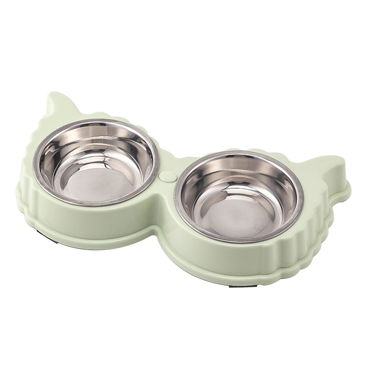 ROADREIGN - Cuencos dobles de acero inoxidable para perros y mascotas de alta calidad al por mayor 5
