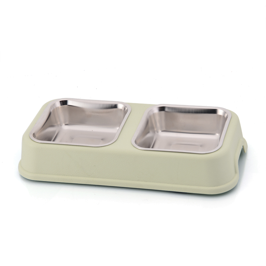 ROADREIGN - Wholesale Food Grade Stainless Steel Dog Double Bowl Pet Bowls 6