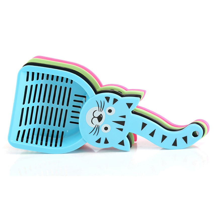 ROADREIGN - Wholesale Lovely Plastic Cat Litter Scooper Pet Cleaning 4