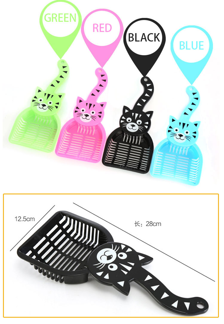 ROADREIGN - Wholesale Lovely Plastic Cat Litter Scooper Pet Cleaning 9