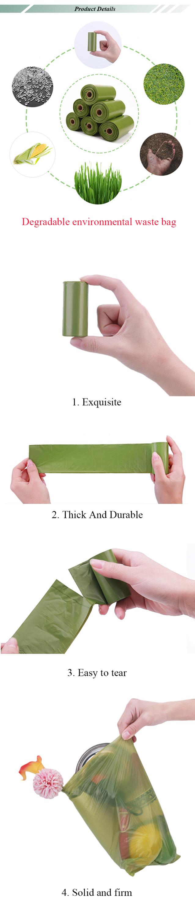 Wholesale Custom Printed Pet Poop Cleaning Biodegradable Dog Waste Bags