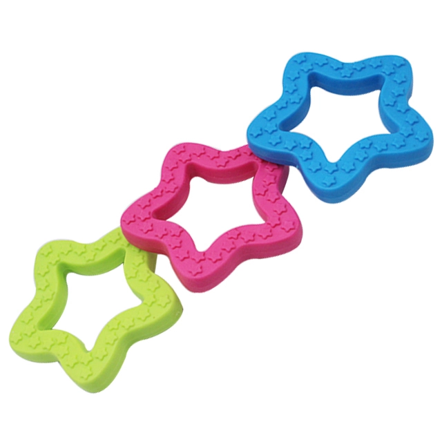 ROADREIGN - Star Shaped Rubber Pet Dog Chew Toy Pet Toys 1
