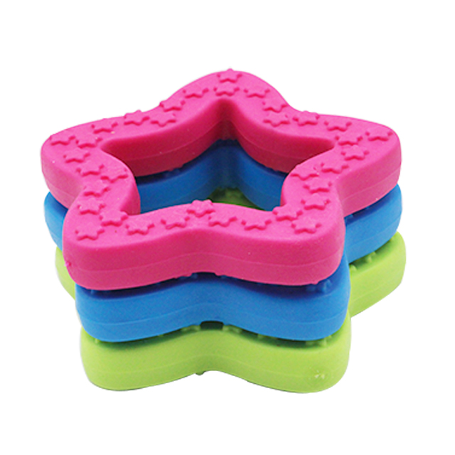 ROADREIGN - Star Shaped Rubber Pet Dog Chew Toy Pet Toys 11