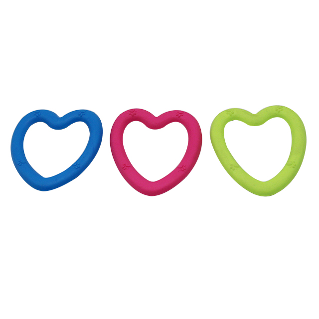 ROADREIGN - Wholesale Heart Shaped Rubber Pet Dog Chew Toy Pet Toys 3
