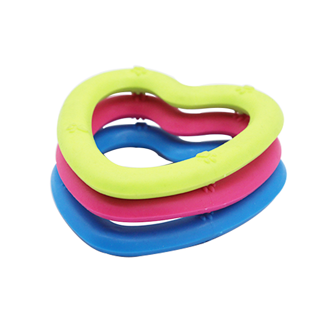 ROADREIGN - Wholesale Heart Shaped Rubber Pet Dog Chew Toy Pet Toys 2