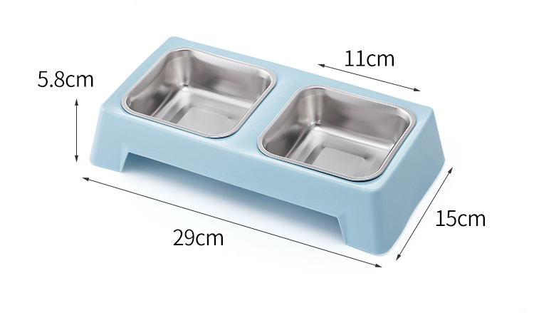 ROADREIGN - Wholesale Pet Feeder Double Stainless Steel Dog Bowl Pet Bowls 12
