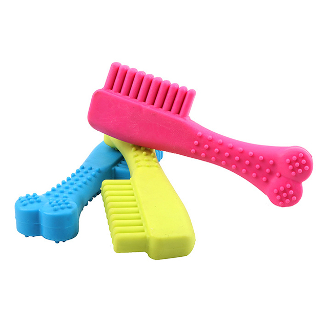 ROADREIGN - Durable Teeth Cleaning TPR Rubber Pet Dog Chew Toy Pet Toys 2