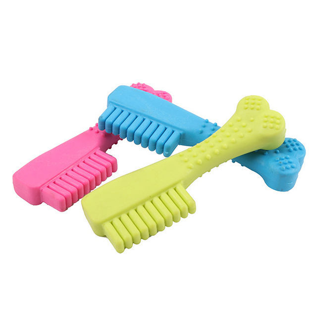 ROADREIGN - Durable Teeth Cleaning TPR Rubber Pet Dog Chew Toy Pet Toys 3