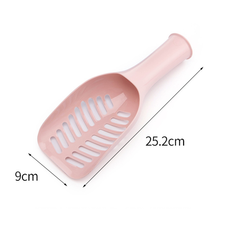 ROADREIGN - Wholesale Plastic Cat Litter Scoop , Hollow Handle Cat Litter Shovel With Bag Pet Cleaning 12