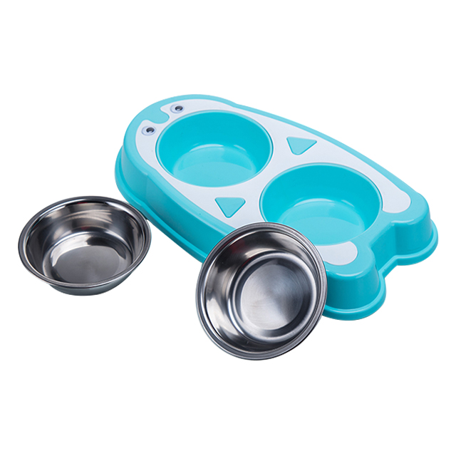 ROADREIGN - Wholesale Double Stainless Steel Pet Bowl , Hot Selling Stainless Steel Dog Bowl Pet Bowls 2