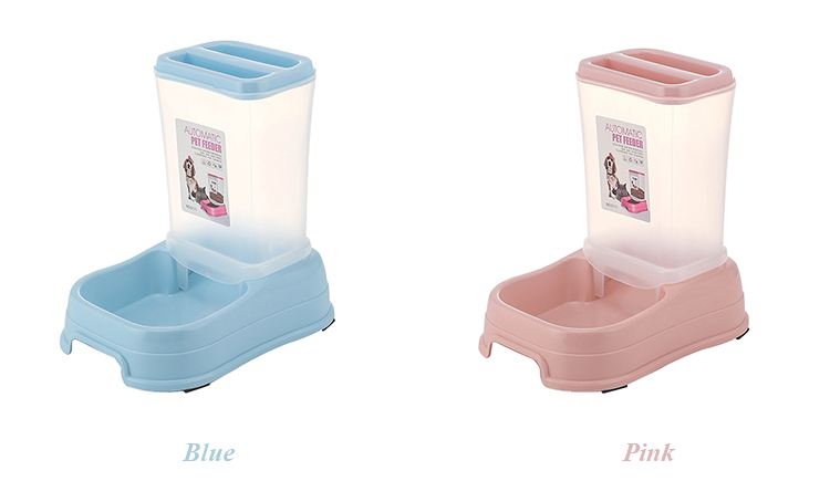 ROADREIGN - Hot Selling Self-acting Plastic Dog Food Bowl Pet Bowls 12