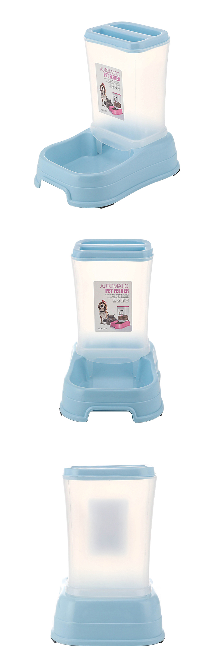 ROADREIGN - Hot Selling Self-acting Plastic Dog Food Bowl Pet Bowls 11