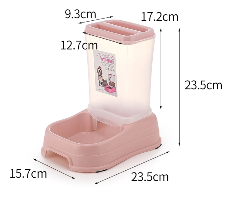 ROADREIGN - Hot Selling Self-acting Plastic Dog Food Bowl Pet Bowls 13