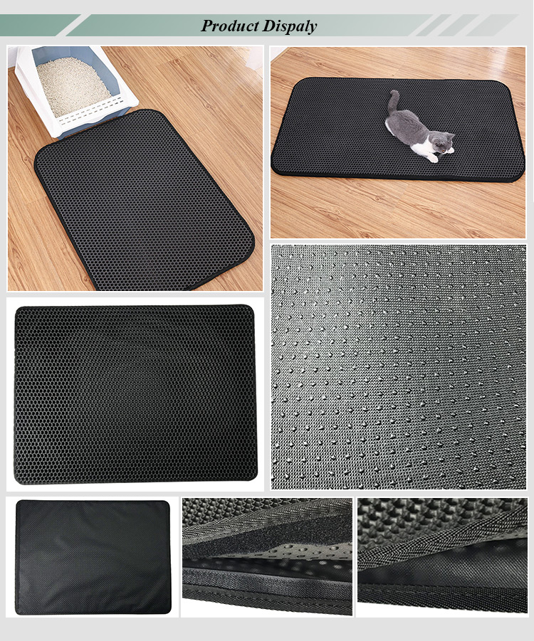 ROADREIGN - Wholesale EVA/Waterproof Fabric Cat Litter Mat Pet Cleaning 10