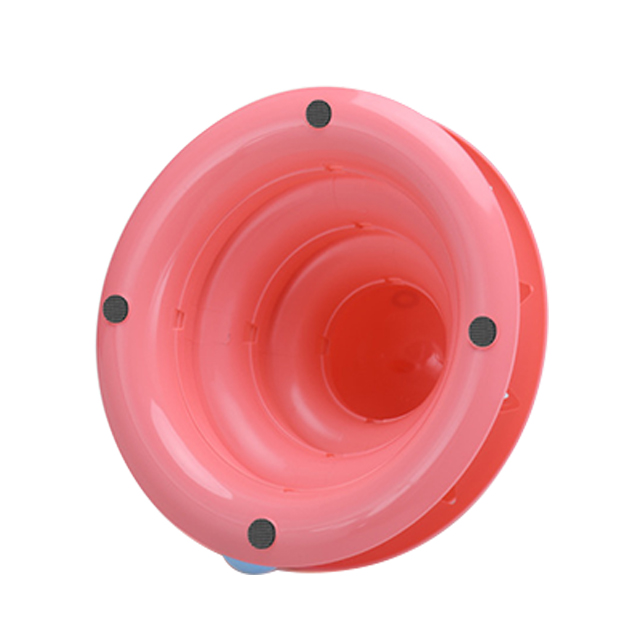 ROADREIGN - Kattenspeelgoed Roller Kattenspeelgoed 3 Niveaus Torens Rails Roller met Drie Kleurrijke Ballen Interactief Leuk Puzzelspeelgoed voor Kittens Huisdierspeelgoed 5