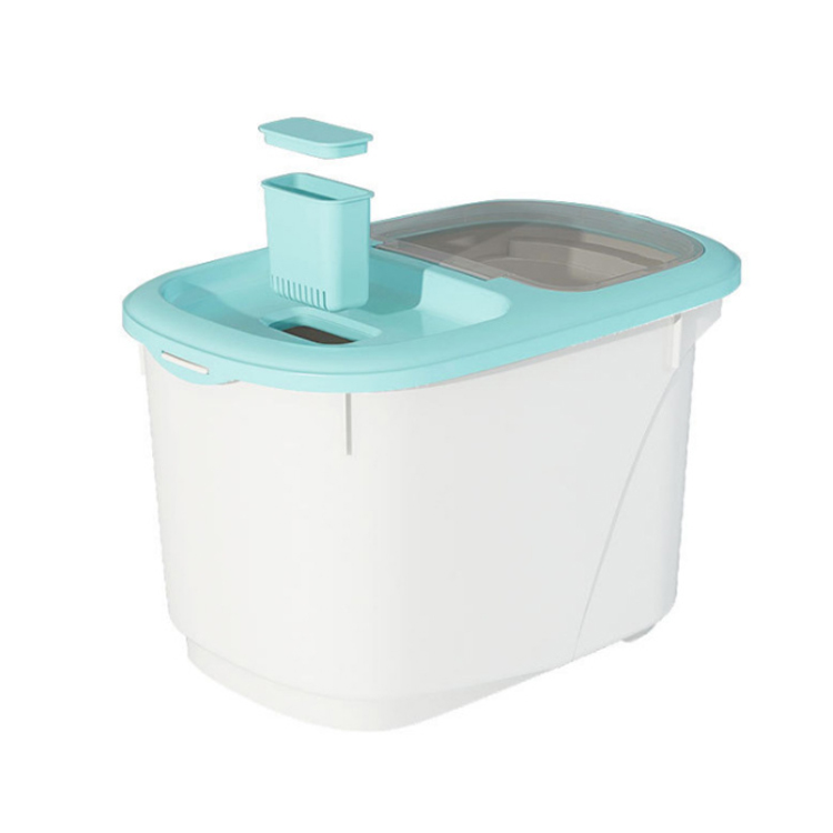 ROADREIGN - Wholesale Pet Food Long-Term Storage Plastic Dog Food Bucket Pet Bowls 2