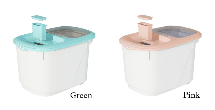 ROADREIGN - Wholesale Pet Food Long-Term Storage Plastic Dog Food Bucket Pet Bowls 12