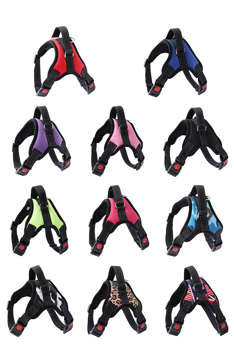 Factory Direct Heavy Duty Nylon Pet Harness Collar For Dog